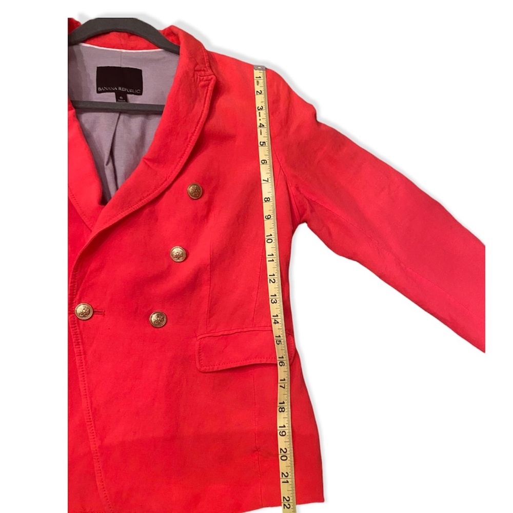 Banana Republic Women’s Coral blazer size 6 - Picture 6 of 10